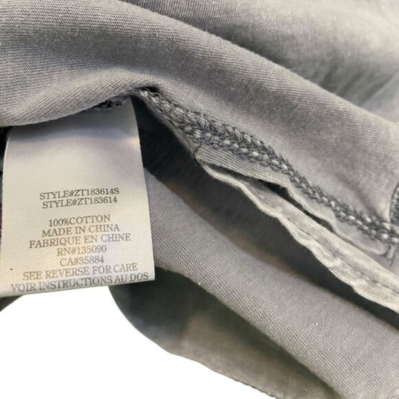 Z Supply Washed Grey Zodiac Cancer Short Sleeve Graphic T Shirt Medium - Picture 8 of 9